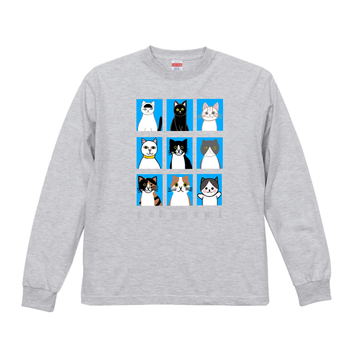 猫組アルバム 6.2オンス プレミアム ロングスリーブ Tシャツ（2.1インチリブ）