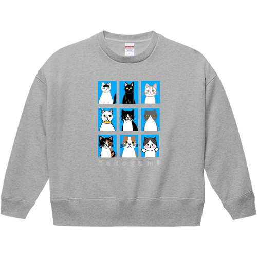 猫組アルバム T／Cビッグシルエットクルーネックスウェット