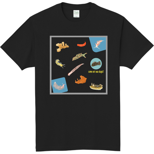 軽量 大阪湾のウミウシTシャツ Ver.2（半袖）カラー  軽量Ｔシャツ