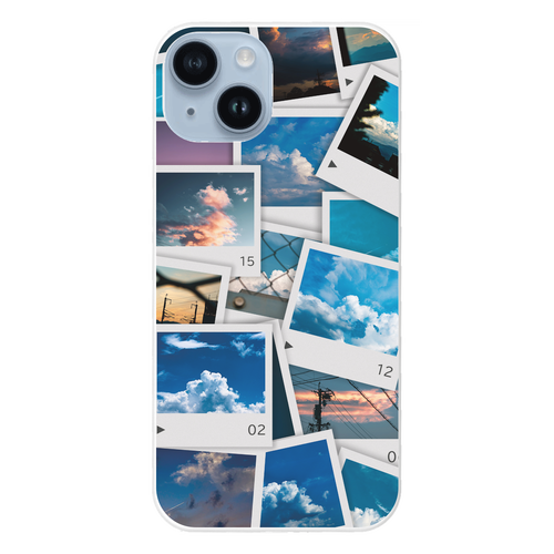 空色iPhoneケース iPhone14 (白)
