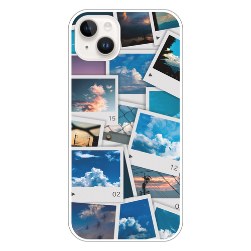 空色iPhoneケース iPhone14 Plus (白)