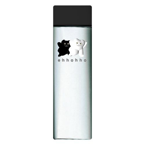 エッホッホ スクエアクリアボトル