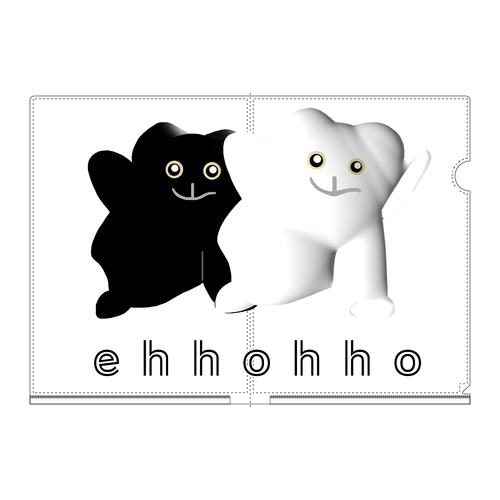 エッホッホ A4フルグラフィッククリアファイル