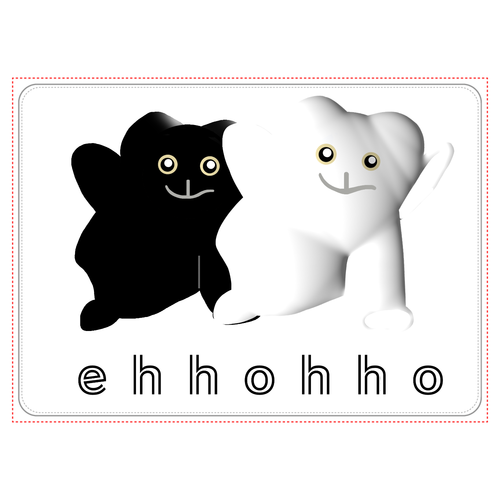 エッホッホ タブレットケース汎用Mサイズ