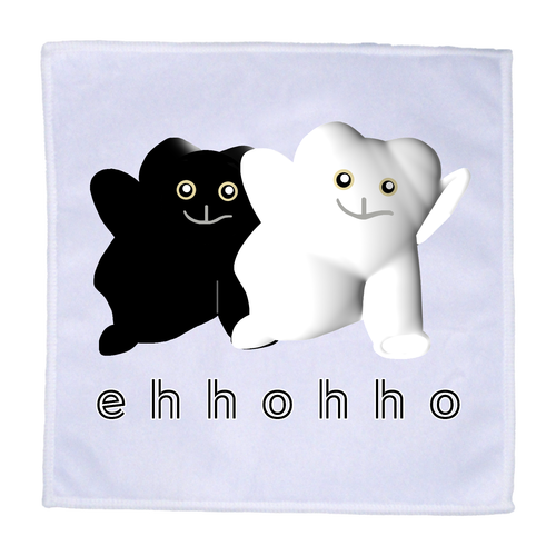 エッホッホ ラビットタッチ 25cmミニハンカチ