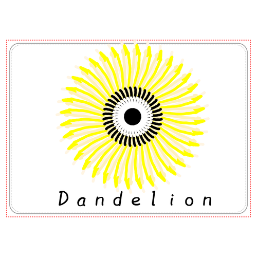 タンポポ タブレットケース汎用Mサイズ