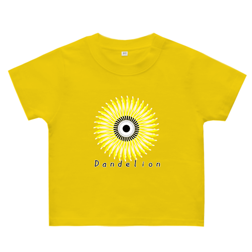 タンポポ ヘビーウェイトベビーＴシャツ