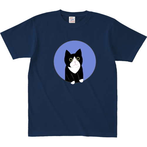 まるの中からハチワレさん オープンエンド マックスウェイト Tシャツ（キッズ）