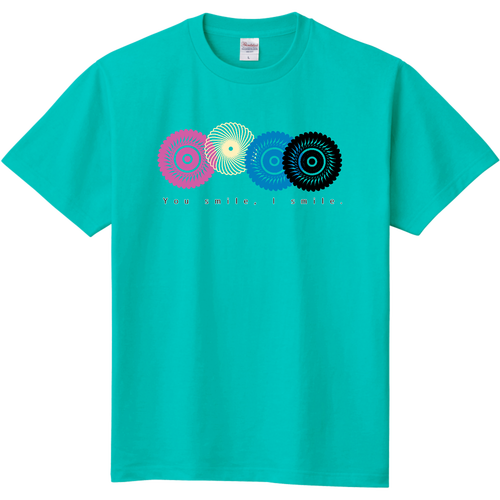 フラワースタンプ キッズＴシャツ