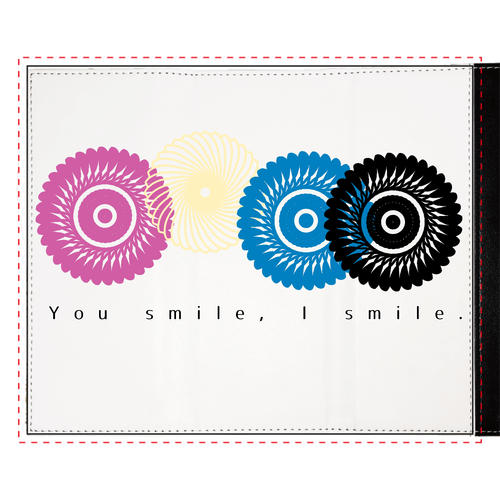 フラワースタンプ メガネケース