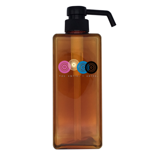 フラワースタンプ アルコール用プッシュボトル650ml