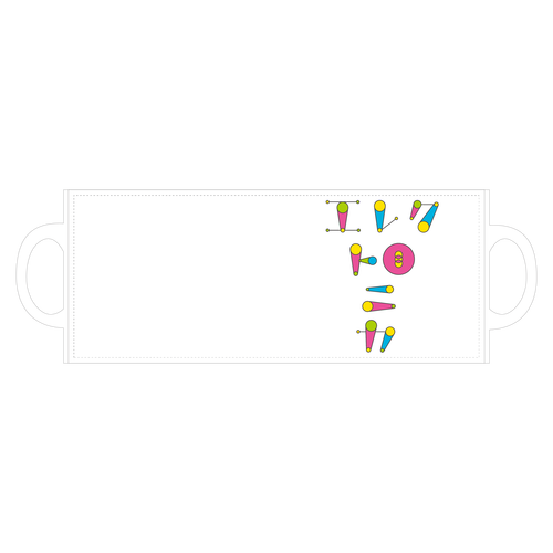 エレクトロニカ 全面印刷マグカップ