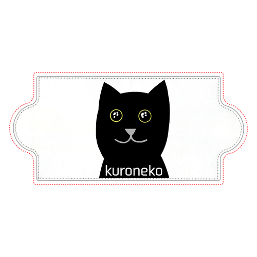 おめめウルウル黒猫さん PUレザーマスクケース