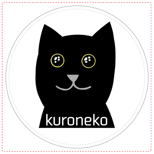 おめめウルウル黒猫さん コインケース