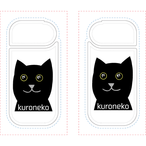 おめめウルウル黒猫さん IQOSケース
