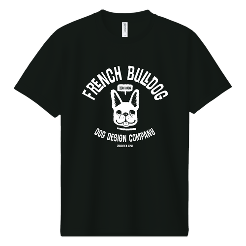 ホワイトフレンチブルドッグ ドライＴシャツ