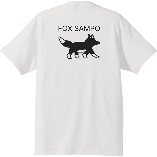 FOX SAMPO バックプリント ハイクオリティーTシャツ