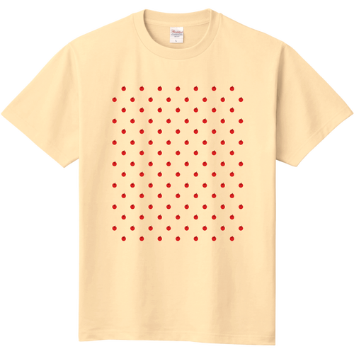 ドット よく見るとりんご 定番Ｔシャツ