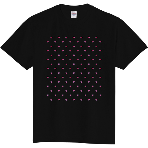 ドット よく見るとハート 定番Ｔシャツ