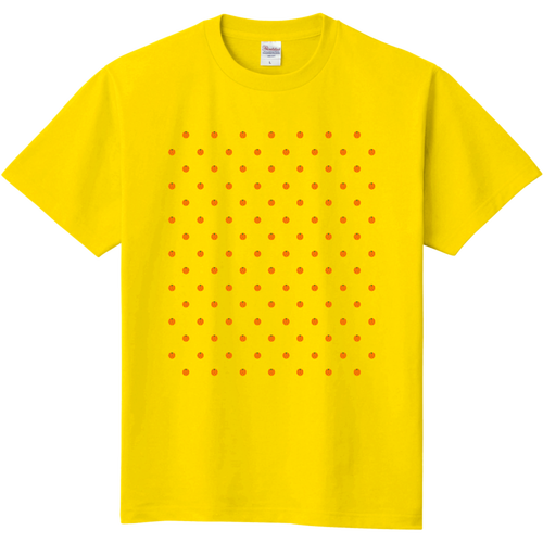 ドット よく見るとみかん 定番Ｔシャツ