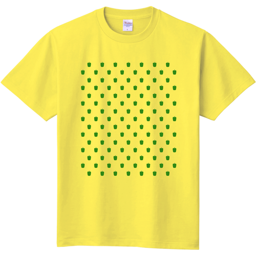 ドット よく見るとピーマン 定番Ｔシャツ