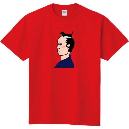 ダックス侍 にらみ 定番Ｔシャツ
