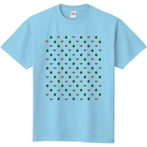 ドット よく見るとスイカ 定番Ｔシャツ