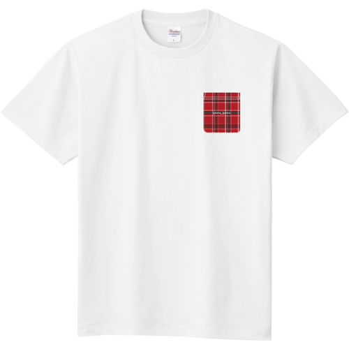チェック柄（B）ポケット　定番Ｔシャツ 定番Ｔシャツ
