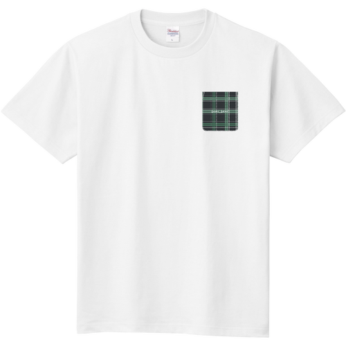 チェック柄（A）ポケット　定番Ｔシャツ 定番Ｔシャツ