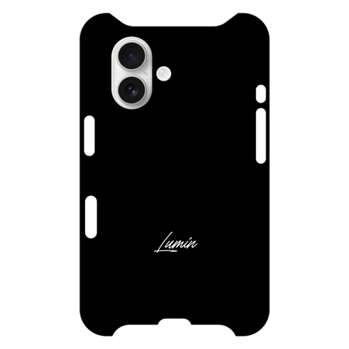 Luminスモールロゴ ー ブラック×ホワイト iPhone16