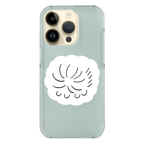 【さく】ポメたいふーん iPhone14 Pro (透明) 