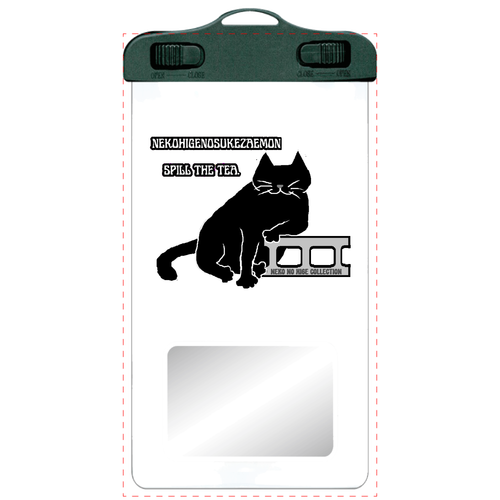 かうんせら～US:ネコヒゲノスケザエモン SPC06(防水スマホケース)