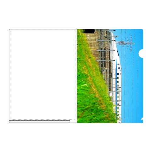 新幹線クリアファイル A4フルグラフィッククリアファイル