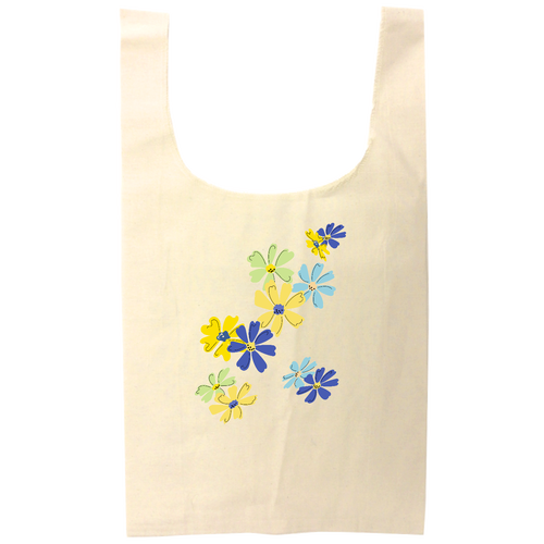 Flower! オーガニックコットンマルシェバッグ