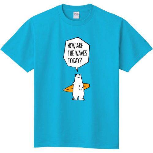 サーファーシロクマさん 定番Ｔシャツ