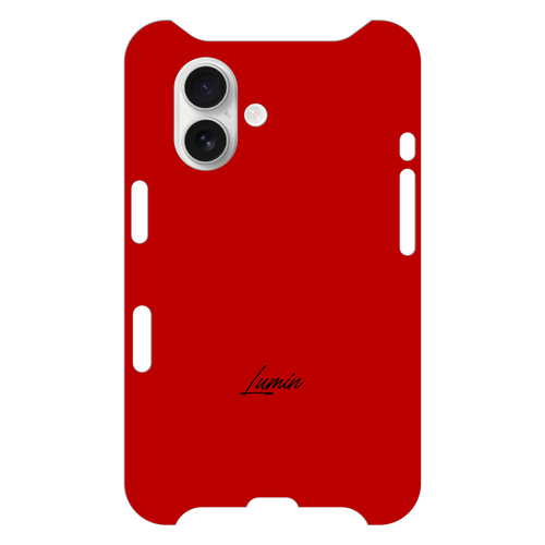Luminスモールロゴ - レッド×ブラック iPhone16