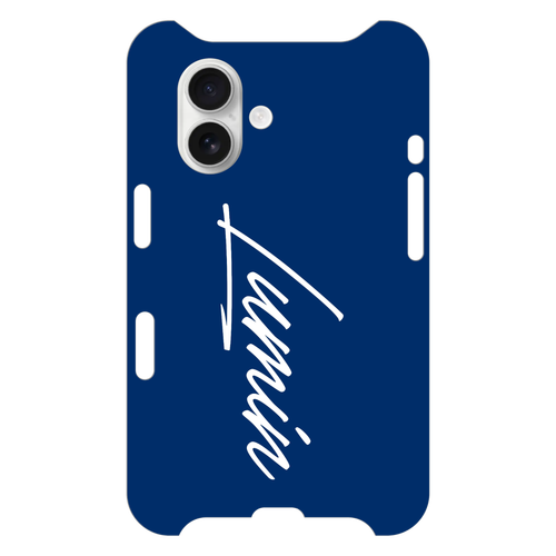 Luminビッグロゴ - ロイヤルブルー×ホワイト iPhone16