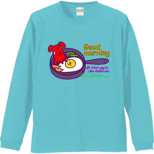 モーニング リブ付 ロングスリーブＴシャツ