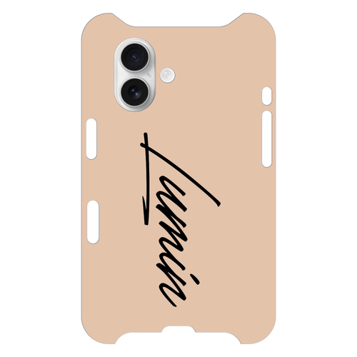 Luminビッグロゴ - ベージュ×ブラック iPhone16