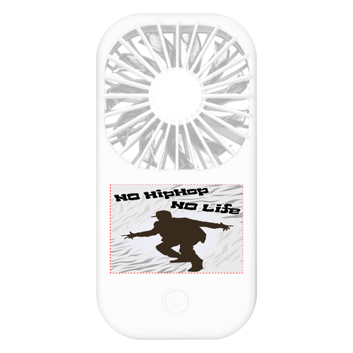 NO HIPHOP NO LIFE ポータブルスタンドファン