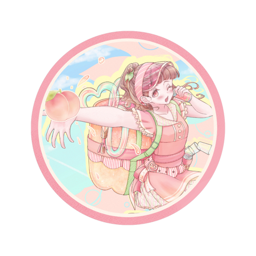 peach!peach! 缶バッジ 56mm缶バッジ