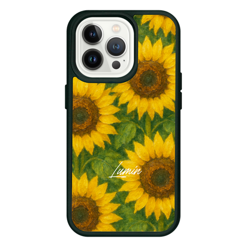 Lumin - Sunflower(ラバーケース) iPhone14pro クリアパネルラバーケース