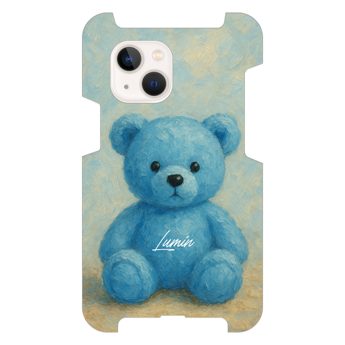 【数量限定】Lumin - Light Blue Teddy Bear iPhone13 mini