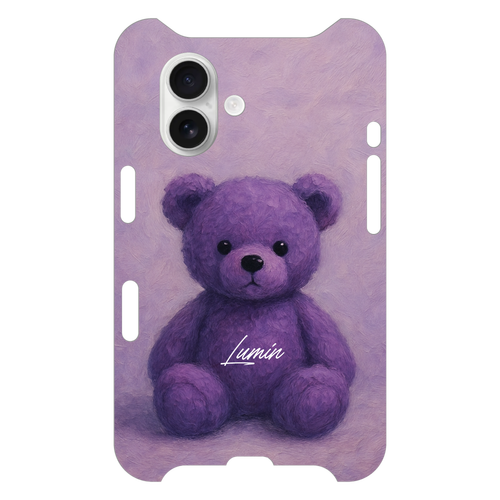 【数量限定】Lumin - Purple Teddy Bear iPhone16