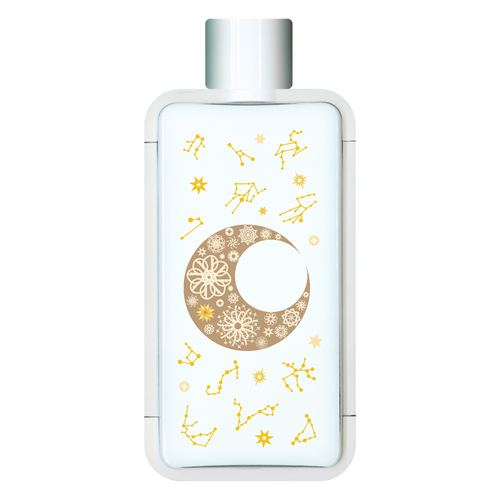 ことばもん／だいすきMoon・星座図風バージョン／スクエア水筒 フレームスクエアボトル