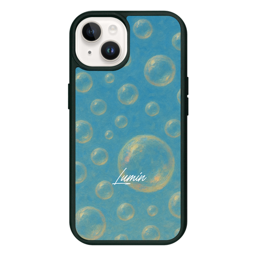 Lumin - Bubbles(ラバーケース) iPhone14 クリアパネルラバーケース