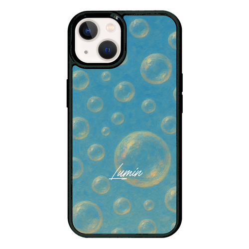 Lumin - Bubbles(ラバーケース) iPhone 13 プリントパネルラバーケース