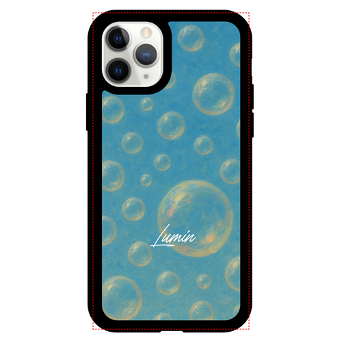Lumin - Bubbles(ラバーケース) iPhone11pro プリントパネルラバーケース