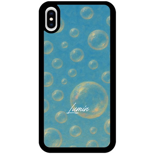 Lumin - Bubbles(ラバーケース) iPhoneXsMAX_プリントパネルラバーケース