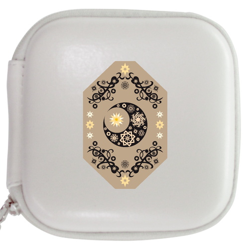 ことばもん／なまえと魔法風 「あい」moon　エンブレム版／レザーマルチケースS レザースタイルマルチケース（S）